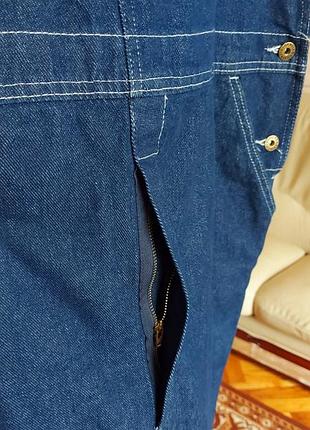 Комбінезон на бретелях 100% cotton джинс 7