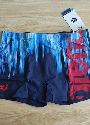 Чоловічі плавки боксери arena m drawing short navy- multi
