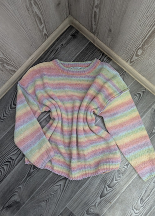 Свитер райдуга оверсайз размера 48/50(l/xl) разнообразного цвета бренда simply be