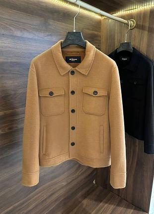 Чоловіча куртка сорочка з вовни та кашеміру kiton