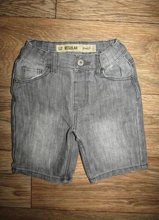 Шорты бриджи мальчику 4-5 лет denim co