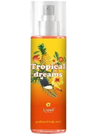 Парфюмированный спрей для тела lazell tropical dreams 200 мл