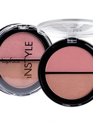 Topface румяна instyle twin pt353 №004 (перламутровые)