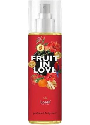 Парфюмированный спрей для тела lazell fruit in love 200 мл