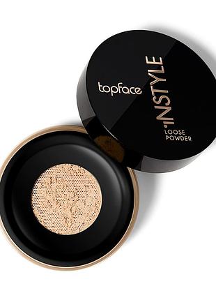 Рассыпчатая пудра для лица topface perfective pt255 №103 warm biege матирующая