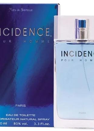 Туалетна вода для мужчин paris bleu incidence 100мл pour homme