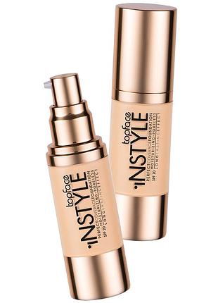Тональная основа для макияжа topface instyle perfect coverage pt463 №004 beige rose 30 мл. тональный крем