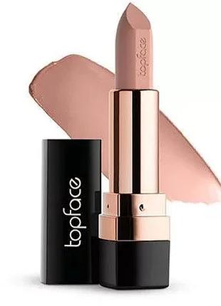 Матовая помада для губ topface instyle matte pt155 №001 губная помада нюдовая увлажняющая