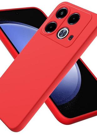 Чохол fiji full soft premium для infinix note 40 (x6853) протиударний бампер з мікрофіброю red