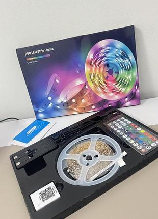 Світлодіодна стрічка rgb 10м з пультом керування та контролером | aml006_10m