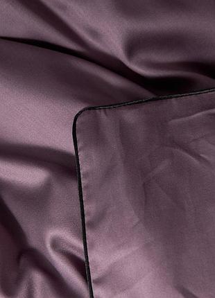 Комплект постельного белья moon&star сатин premium velvet plum corner семейный 143х210х2 наволочки 2х50х70