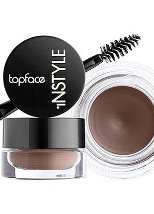 Гель для бровей topface instyle pt551 №03 (auburn) помадка для окрашивания бровей