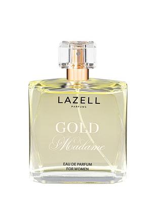 Парфюмированная вода тестер для женщин lazell gold madame edp 100 ml