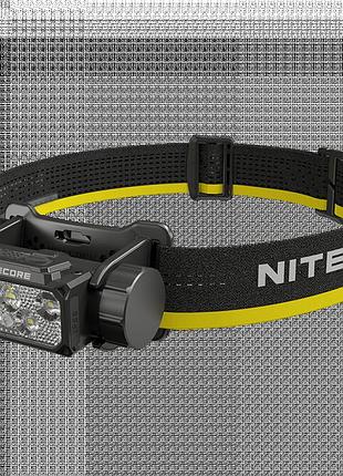 Налобний ліхтар nitecore hc70 uhe (usb type-c, 1600лм, 156м, 1*21700)