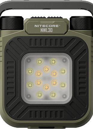 Многофункциональный антимоскитный фонарь power bank nitecore nwl30 с магнитным креплением (18000 мач, 3000лм)