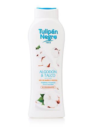 Гель для душу tulipan negro бавовна та тальк (650 мл)