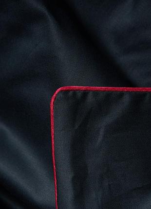 Комплект постельного белья moon&star сатин premium black velvet corner king size 220x240 наволочки 4х50х70