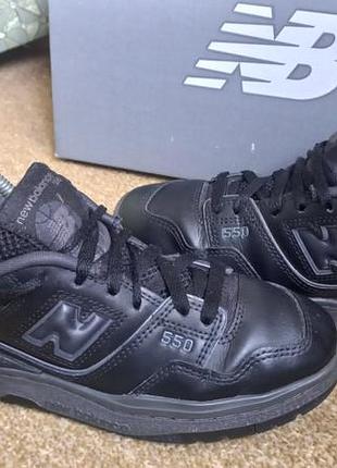 Кроссовки nb 550 triple black р.38. оригинал