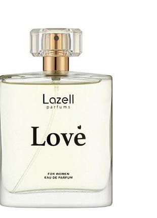 Парфюмированная вода тестер для женщин lazell love edt 100 ml