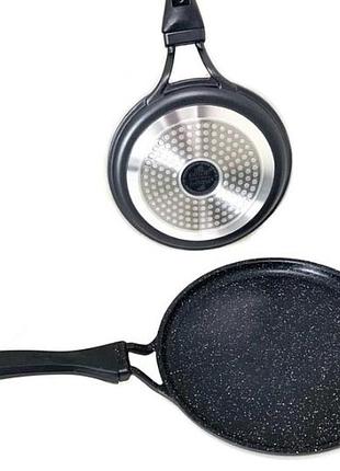 Сковорода для блинов a-plus 1484 pizza pan блинная с гранитным покрытием 20 cм