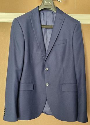 Пиджак синий