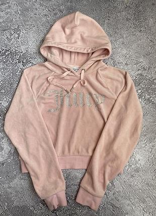 Жіноча кофта juicy couture розмір xs-s худі juicy couture короп топ джусі кутюр оригінал