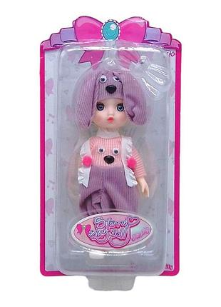 Шарнирная кукла 16 см starry sky doll с подвижными руками ногами для позирования и игры