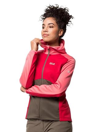 Кофта jack wolfskin оригінал, худі/фліс, розмір s