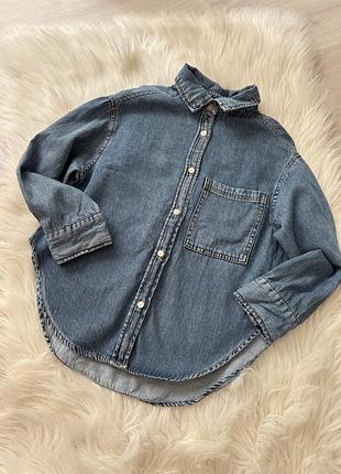 Джинсова сорочка zara