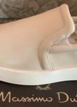 Мокасины massimo dutti полностью кожа