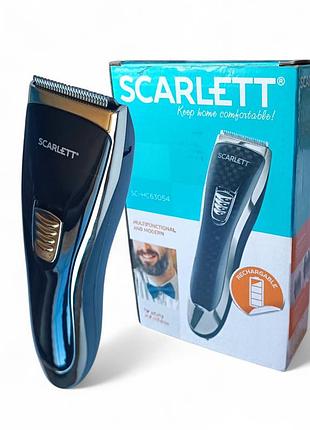 Электрическая аккумуляторная стрижка для волос и моделирование бороды scarlett sc-hc-63054