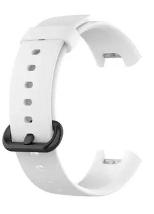 Ремінець силіконовий для розумних годинників xiaomi redmi watch 2 lite / 20 мм. / білий