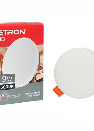 Светодиодный светильник etron decor 1-edp-601 9w 5000к ир20 круг