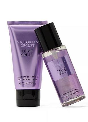 Подарунковий набір  лосйон та спрей victoria secret