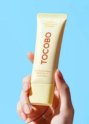 Солнцезащитный праймер для лица tocobo vita airy sun primer, spf 50+ pa++++, 35 мл