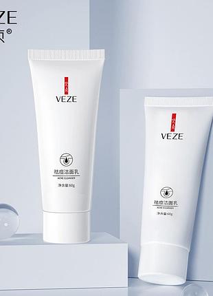 Очіщуюча пінка проти акне veze acne cleanser 60мл