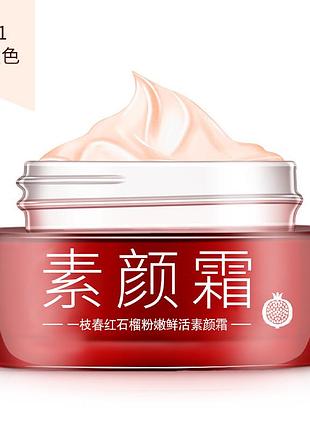 Крем one spring pomegranate red cream омолаживающий с экстрактом граната 01 тон беж 50мл