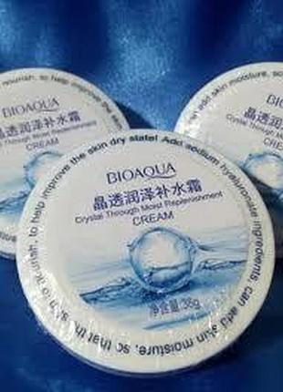 Крем - гель для обличчя bioaqua crystal moist replenishment з гіалуроновою кислотою 38 мл