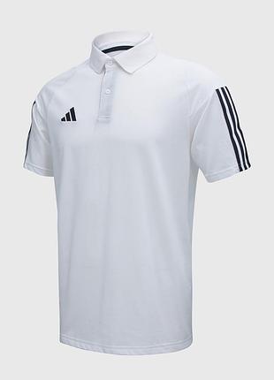 Оригинальное белое поло adidas tiro 23 competition con cuello polo / ic4575