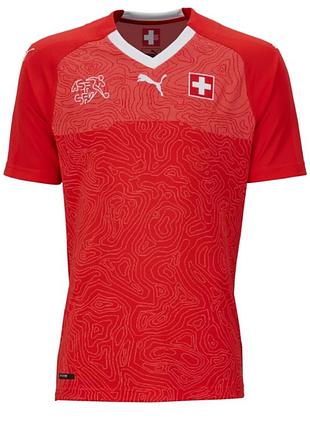 Puma switzerland 2018-2020 home kit soccer jersey