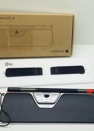 Ергономічна мишка для контурного дизайну з підставкою на зап'ястя contour roller mouse red