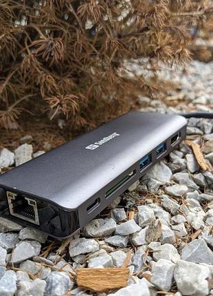 Концентратор sandberg usb-c 5 in 1