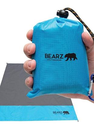 Водонепроникний, компактний, надлегкий кемпінговий килимок з кишенею bearz 100*50см
