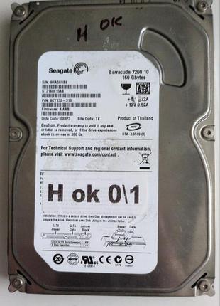 Донор hdd seagate st3160815as h01 100470387 rev b