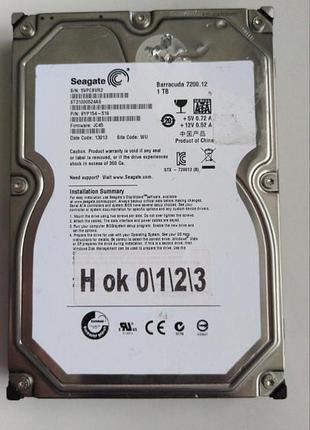 Донор hdd seagate st31000524as h0123 100574451 rev b