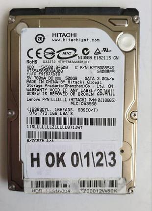 Донор hdd hitachi hts545050b9a300 h0123 220 oa90161 01 pbn 403