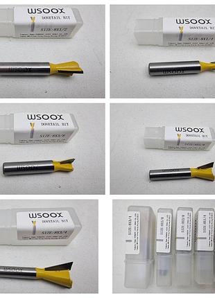 Набір фрез для деревообробки wsoox 5pcs 8mm 5шт