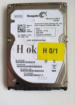 Донор hdd seagate st9160314as h01 100536286 rev e