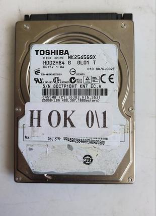Донор hdd toshiba mk2565gsx h01 g002641a