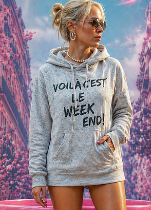 Стильная худи от h&amp;m с надписью